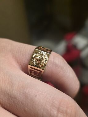 Medusa Signet Greek Ring